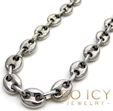 white gold gucci link bracelet|Gucci link chain 14k gold.